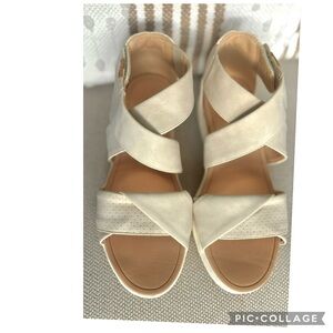 Dr. Scholl's Shoes Womens Time Off Fun Adjustable Wedge Sandals